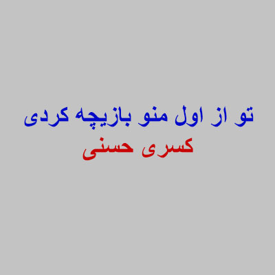 تو-از-اول-منو-بازیچه-کردی